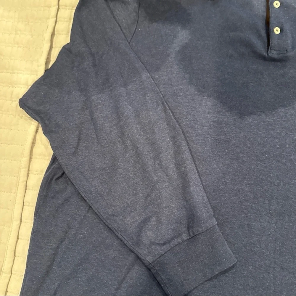 Polo Ralph Lauren Shirt Mens Classic Fit Blue Long Sleeve XXLARGE